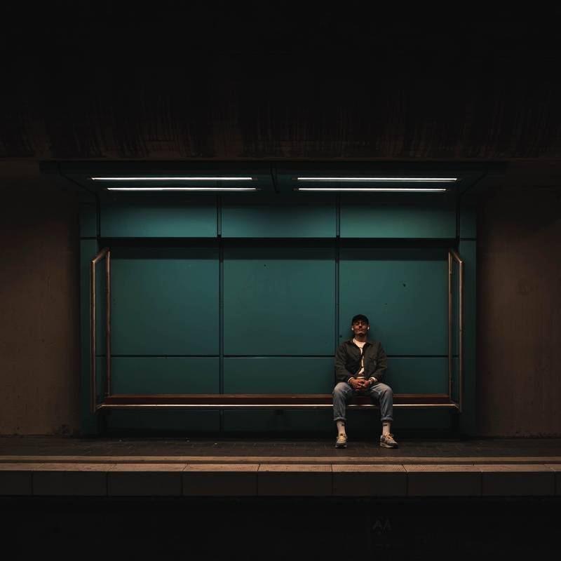 Stimmungsbild am Bahnsteig