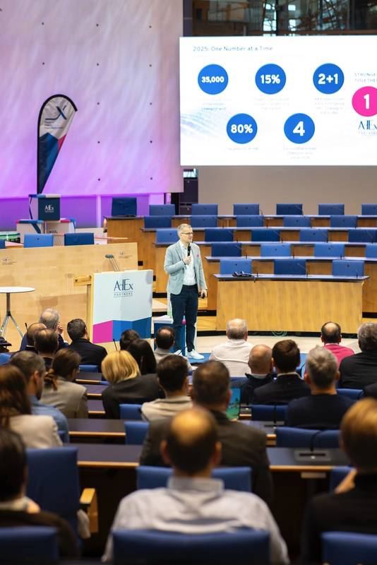 Vortrag auf einer Konferenz