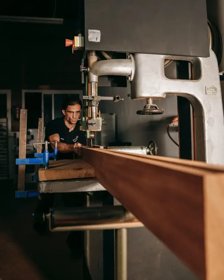 Arbeit in der Werkstatt von Ganse Atelier